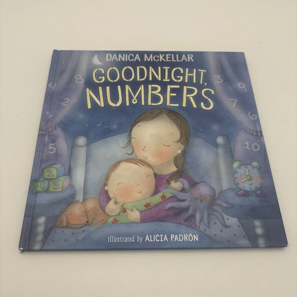 Goodnight, Numbers Danica McKellar Crown Books Blue HC Kids Bedtime‎ Counting